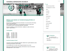 Tablet Screenshot of hvdebeuk.nl